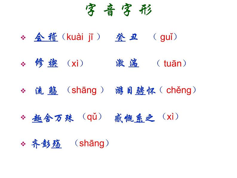 人教版高中语文必修二课件：8 兰亭集序207