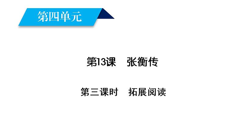 人教版语文必修4课件：第13课　张衡传 第3课时第2页