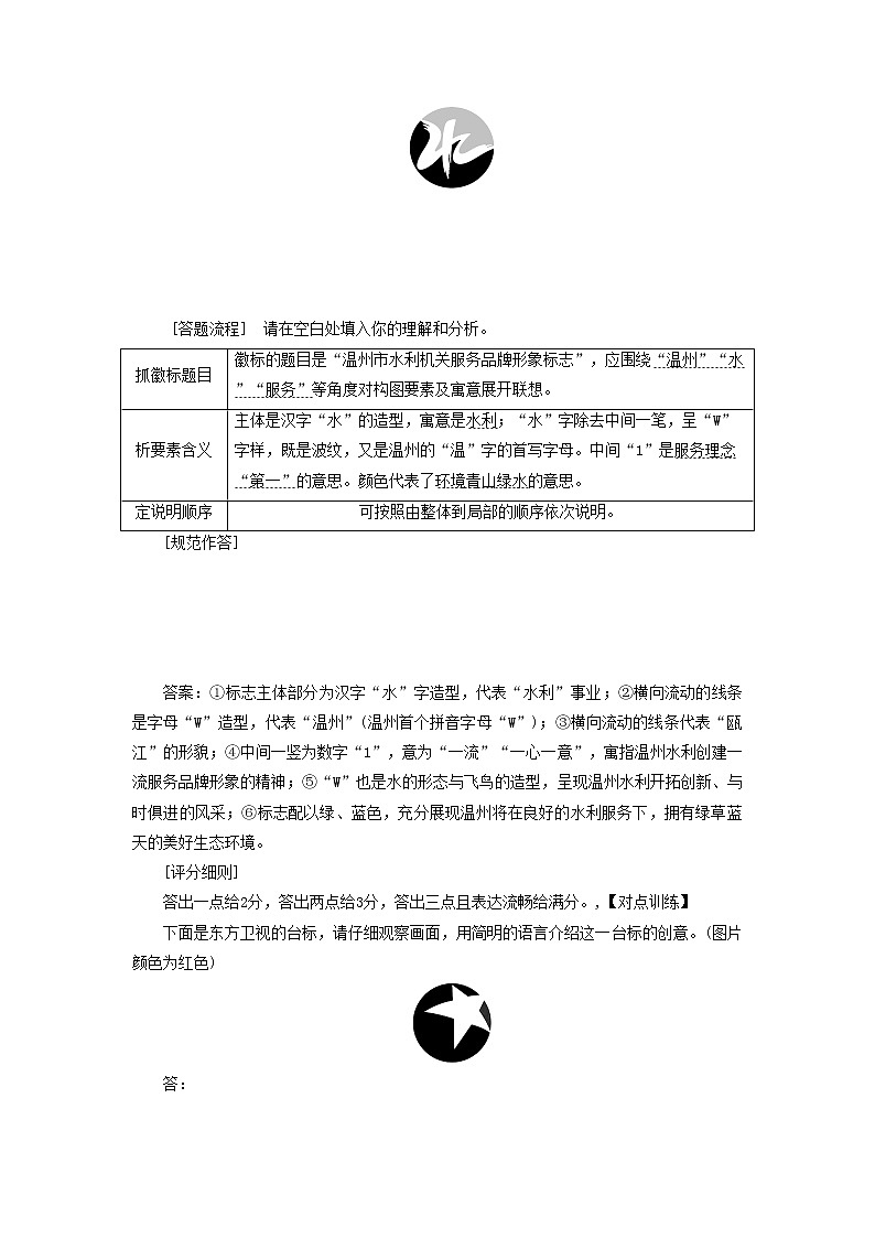 2021年高考语文高分技巧二轮复习专题七抢分点五图文转换题__抓住特征按图索意讲义含解析第3页