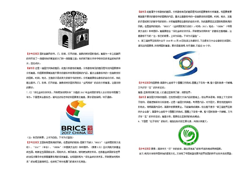 2021年高三语文一轮复习第六单元图文转换B卷含解析03
