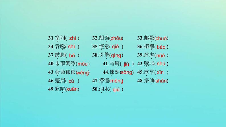 【精品试题】高考语文一轮复习教材梳理现代文课件必修2第3页