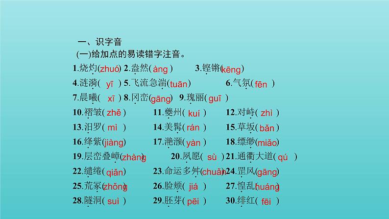 【精品试题】高考语文一轮复习教材梳理现代文课件必修3第2页