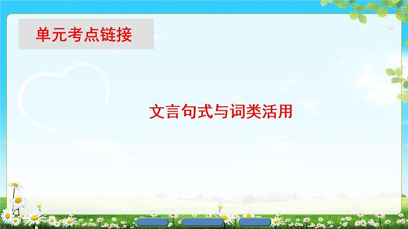 2018版高中语文（人教版）必修2同步课件： 第3单元  单元考点链接  文言句式与词类活用01