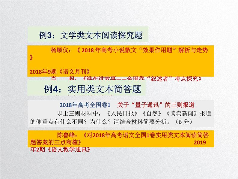 2019年甘肃省高考研讨会--语文1 (共43张PPT)第8页