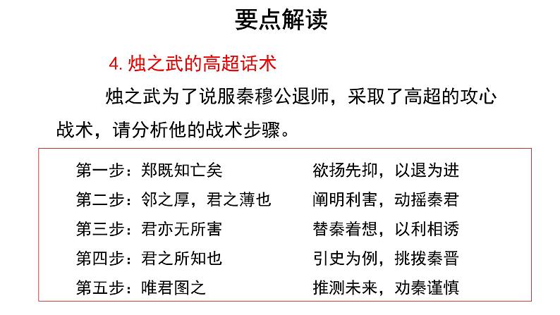 人教统编版语文 2 《烛之武退秦师》（二课时）课件（20+26张ppt）+教案106