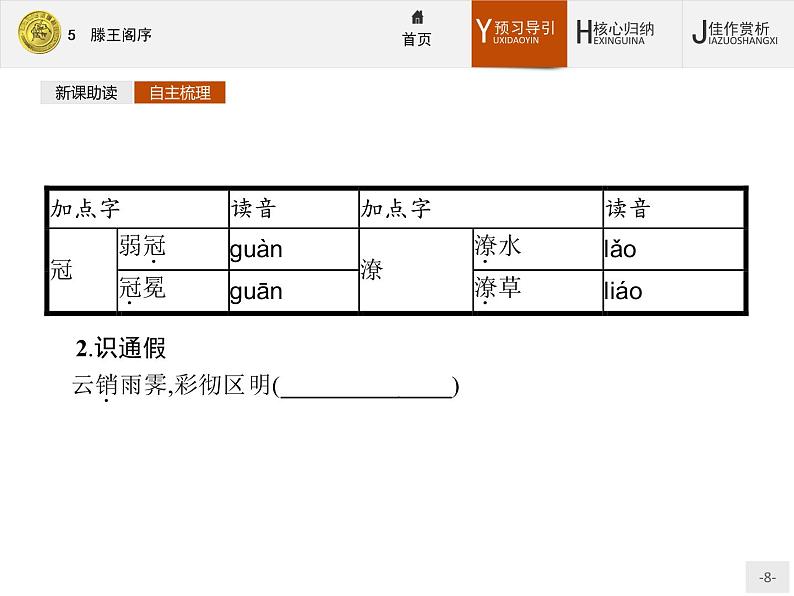 2018版高中语文人教版必修5课件：5 滕王阁序08