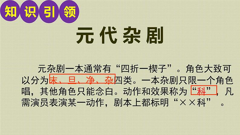 【精品教学】1 《窦娥冤》-2020-2021学年高一语文人教版必修4同步教学 课件教案04