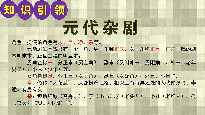 【精品教学】1 《窦娥冤》-2020-2021学年高一语文人教版必修4同步教学 课件教案06