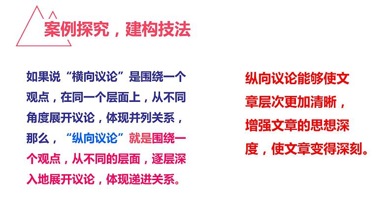 【精品教学】表达交流2 《学习纵向展开议论》-2020-2021学年高一语文人教版必修4同步教学 课件教案08