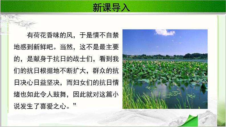 《荷花淀》公开课教学PPT课件（高中语文北师大版必修2）05