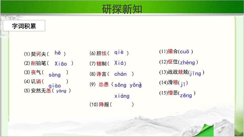 《装在套子里的人》示范课教学PPT课件【语文人教必修5】06