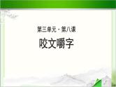 《咬文嚼字》示范课教学PPT课件【语文人教必修5】