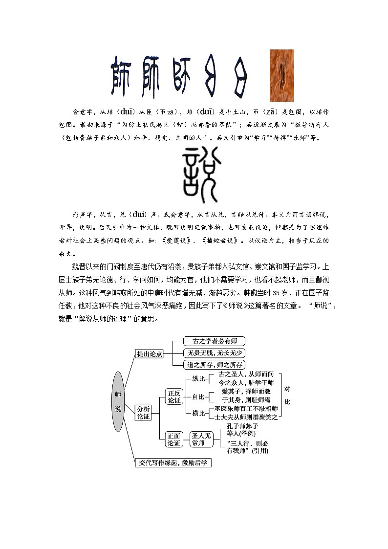 《师说》 学案02
