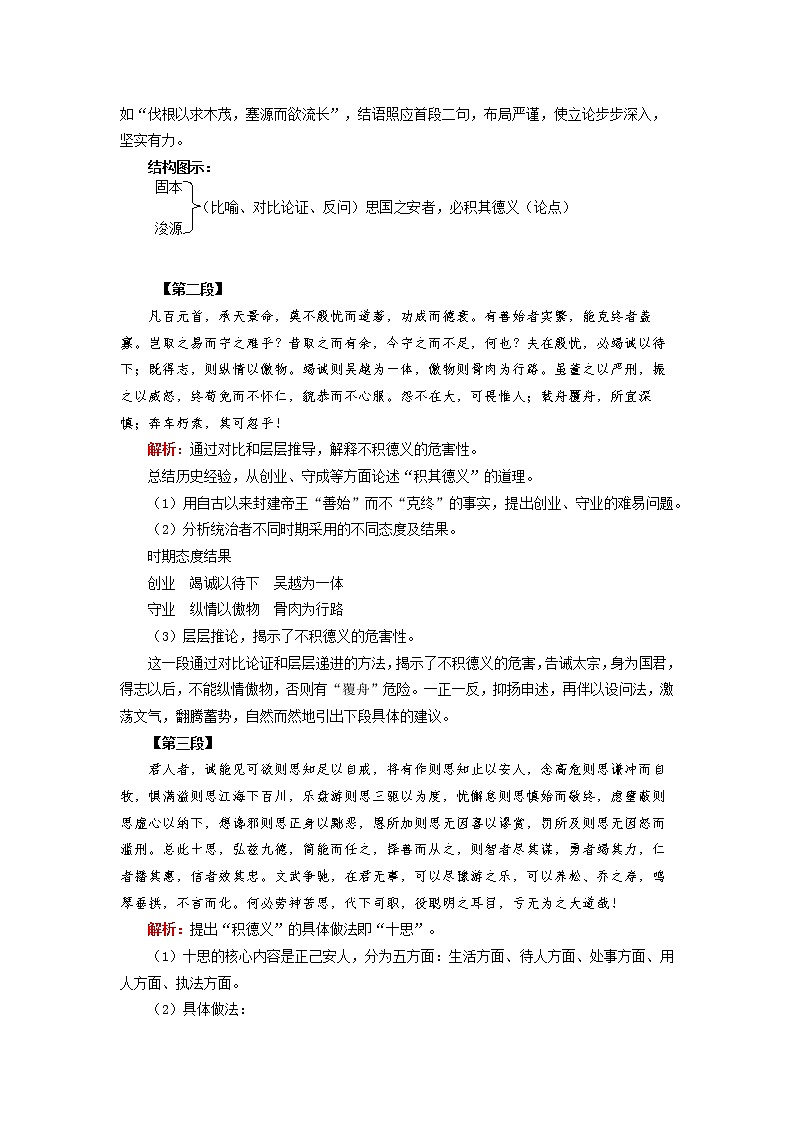 人教统编版语文必修下册学案《谏太宗十思疏》03