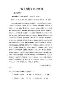 高中语文北师大版必修四1 滕王阁序当堂检测题