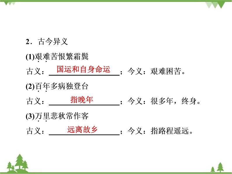 2020-2021学年人教版高中语文必修3 第2单元 第5课 杜甫诗三首 学练测PPT课件+课后作业07