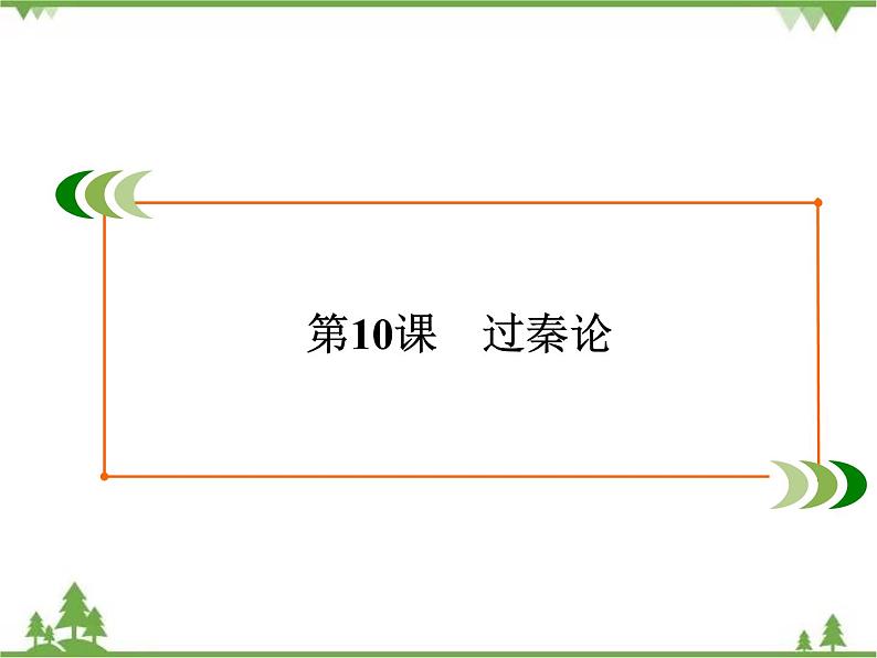 2020-2021学年人教版高中语文必修3 第3单元 第10课 过秦论 学练测PPT课件+课后作业02