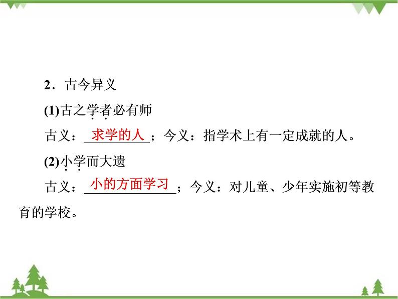 2020-2021学年人教版高中语文必修3 第3单元 第11课 师说 学练测PPT课件+课后作业06