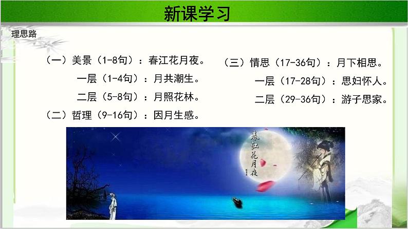 《春江花月夜》示范课教学PPT课件（高中语文北师大版必修4）08