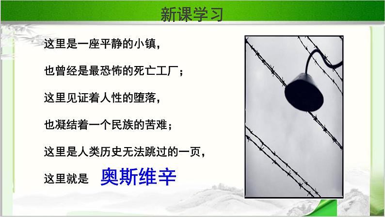 《奥斯维辛没有什么新闻》示范课教学课件【高中语文必修（统编人教版）】05