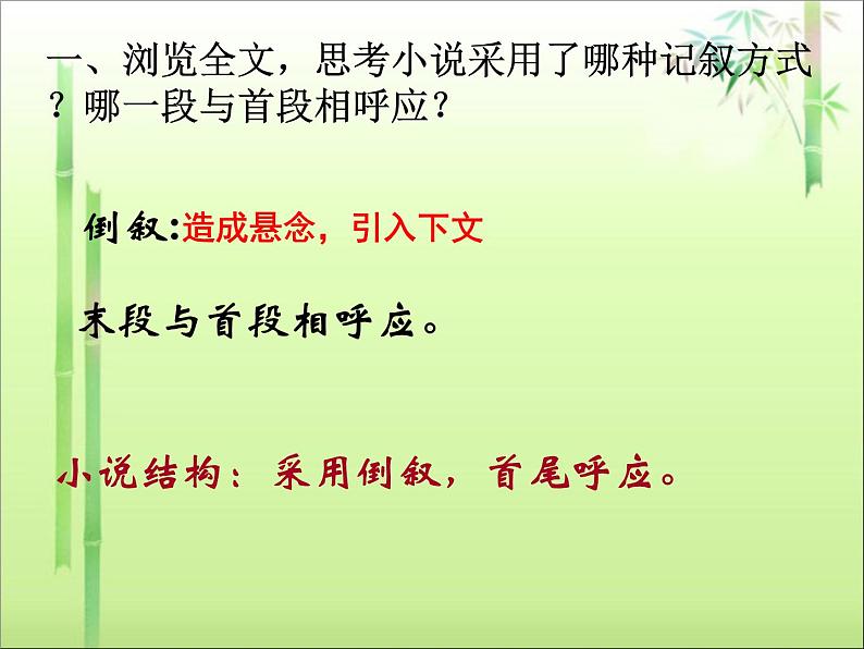 《清兵卫与葫芦》示范课教学PPT课件【高中语文选修外国小说欣赏人教版】06