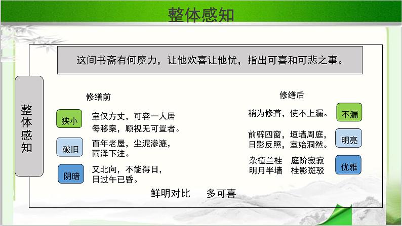 《项脊轩志》示范课教学PPT课件（高中语文北师大版必修1）07