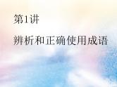 2020版高考语文一轮复习第一板块专题一第1讲辨析和正确使用成语课件