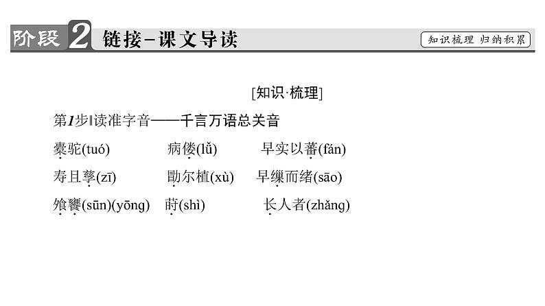 高中语文人教版《中国古代诗歌散文欣赏 》课件：散文之部 第6单元种树郭橐驼传08