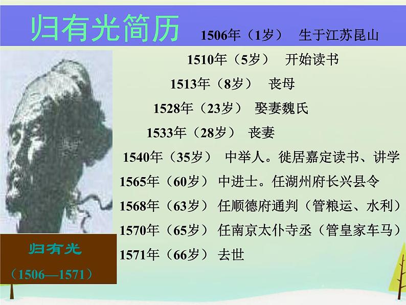 高中语文 第六单元 项脊轩志课件 新人教版选修《中国古代诗歌散文欣赏》03