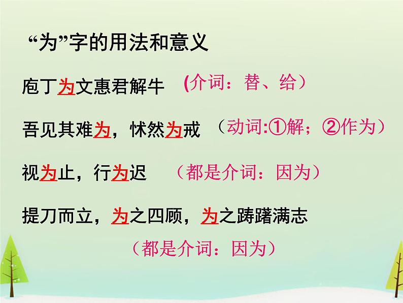 高中语文 第四单元 庖丁解牛课件 新人教版选修《中国古代诗歌散文欣赏》04