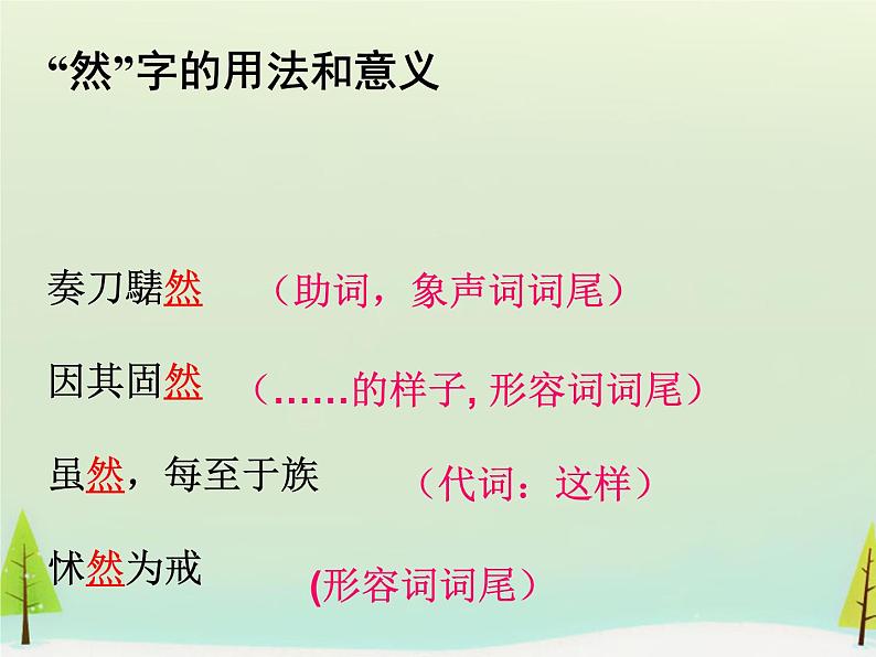 高中语文 第四单元 庖丁解牛课件 新人教版选修《中国古代诗歌散文欣赏》06