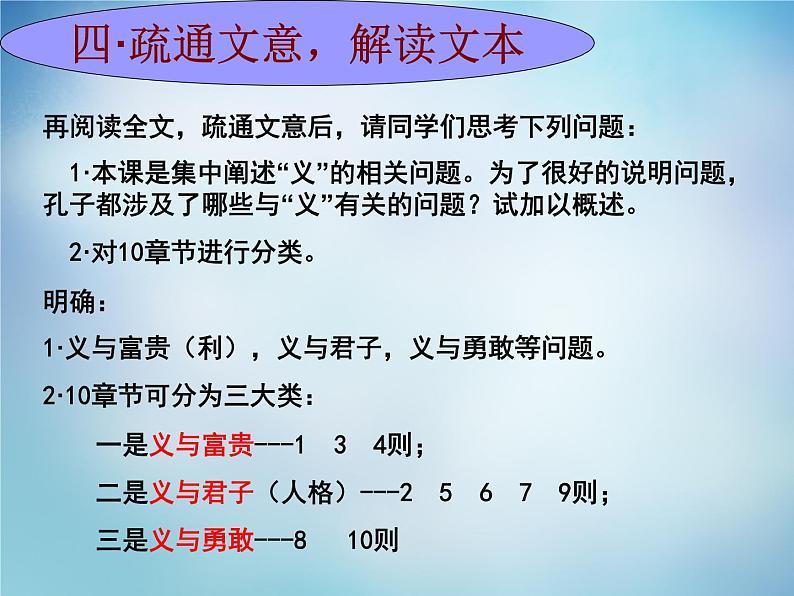 高中语文 1.5不义而富且贵,于我如浮云课件 新人教版选修《先秦诸子选读》07