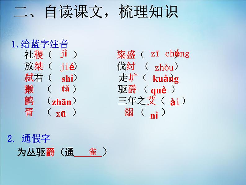 高中语文 2.3民为贵课件 新人教版选修《先秦诸子选读》04