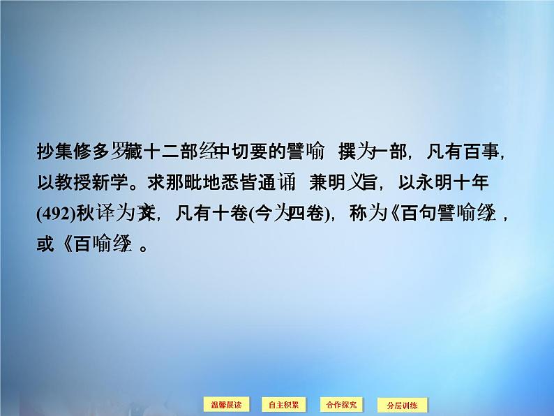 高中语文 第5单元《百喻经》六则课件 新人教版选修《中国文化经典研读》08