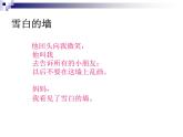 高中语文人教选修《中国现代诗歌散文欣赏》课件：诗歌部分+第五单元++苦难的琴音--雪白的墙（共15张PPT）