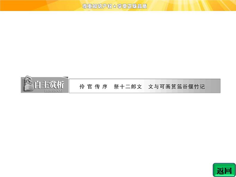 高中语文选修《中国古代诗歌散文欣赏》【配套课件】第五单元  自主赏析  篇目一  伶官传序03