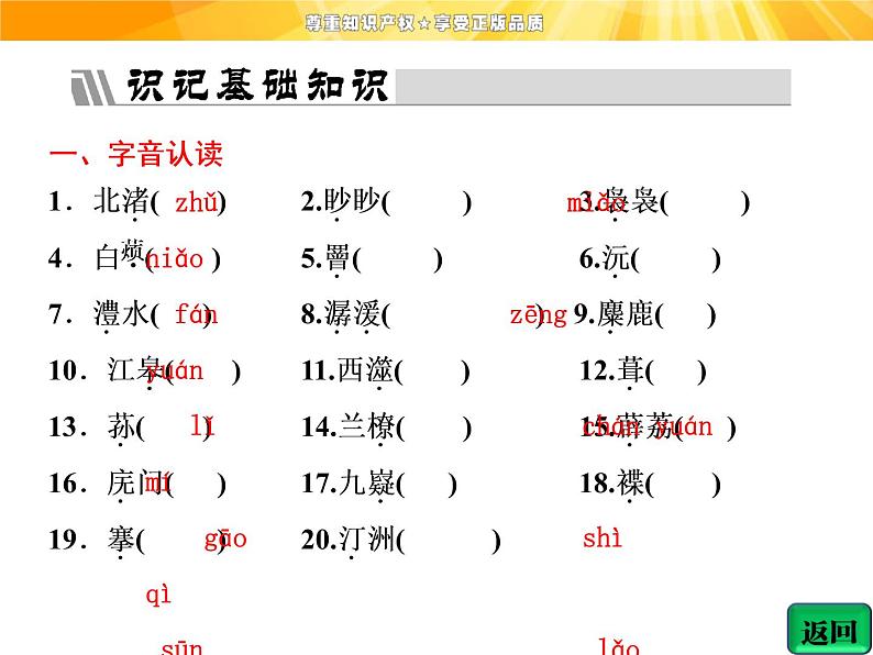 高中语文选修《中国古代诗歌散文欣赏》【配套课件】第一单元  自主赏析  篇目一  湘夫人06