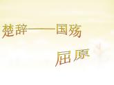 高中语文 第三单元 国殇课件 新人教版选修《中国古代诗歌散文欣赏》