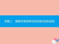 广东省2021年高考语文一轮复习专题二正确使用词语包括熟语专题突破课件