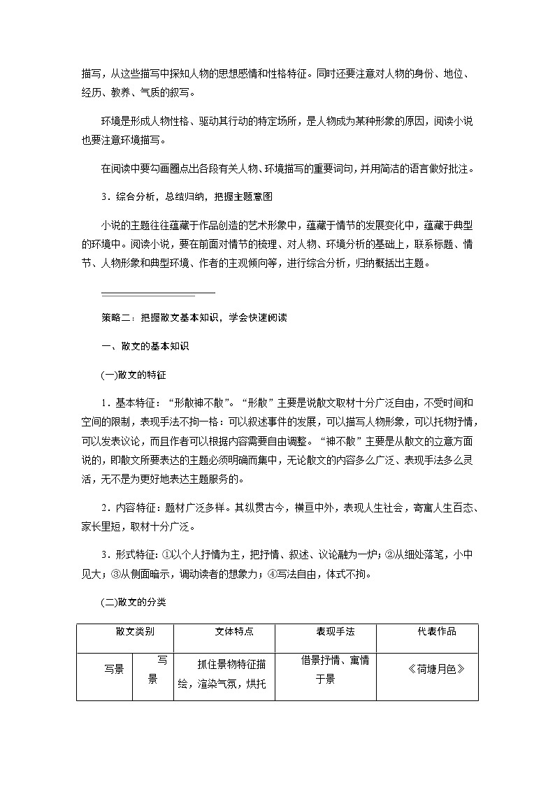 突破全国卷讲座（七）高考文学类文本阅读题设考方向及解题策略第3页