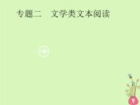 2019年高考语文一轮复习专题二文学类文本阅读含高考真题课件