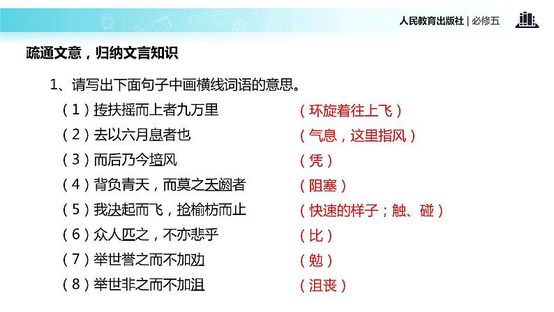 【教学课件】《逍遥游》（人教）08