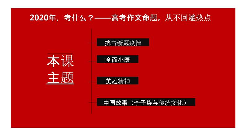 高考语文专题复习高考作文终极押题08