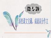 微阅读 深挖课文宝藏，成就高分作文2（41张） 课件