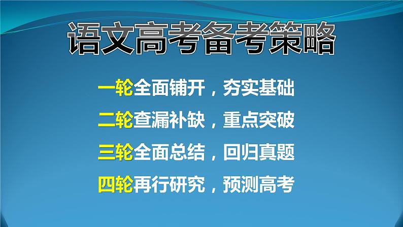 一轮备考：2021新高考一轮复习策略（细计划）（45张）第1页