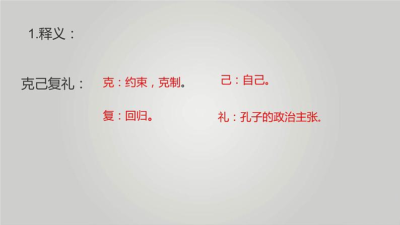 2021苏教版选修《论语》选读高三语文《克己复礼》课件02