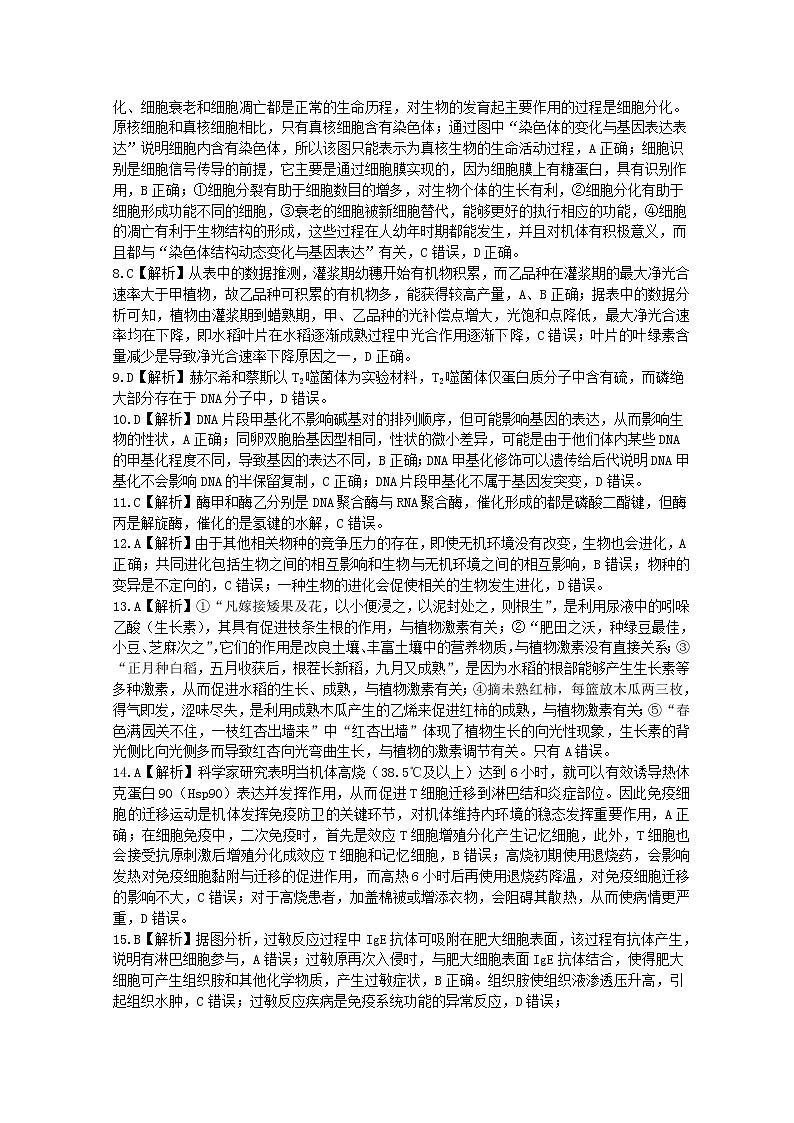 2021高考语文 黄冈中学最后一卷02