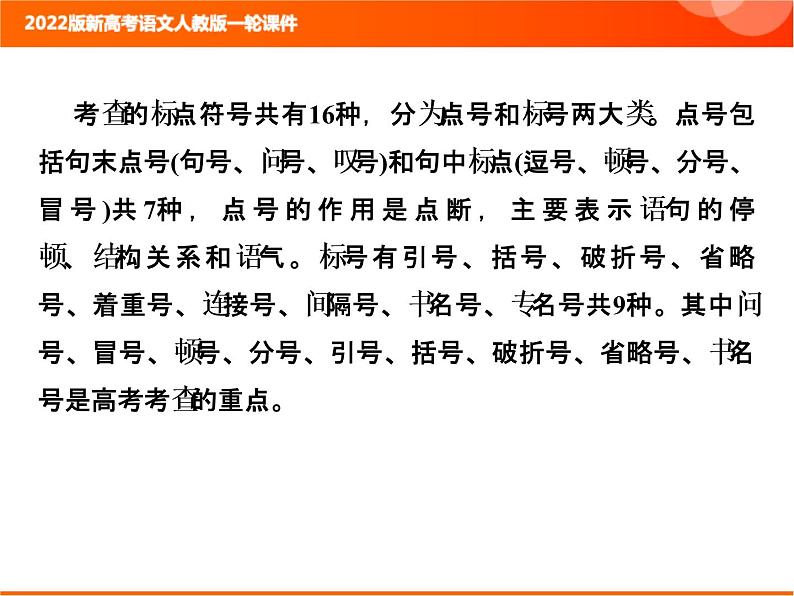 2022版新高考语文人教版一轮训练：1.1.5 正确使用标点符号 专项复习PPT+课时作业02