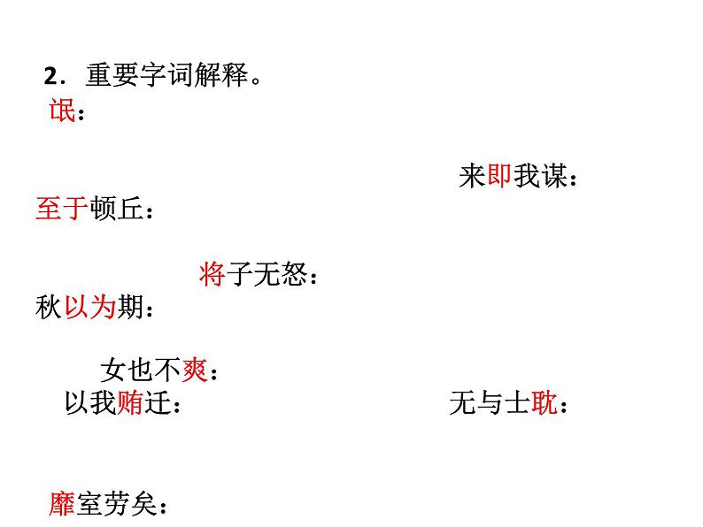 【新教材】1、氓  课件——2020-2021学年高中语文统编版（2019）选择性必修下册07