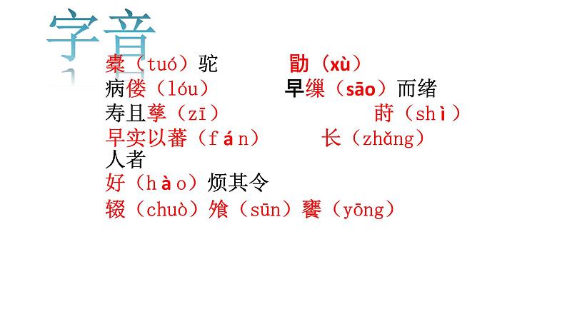 11 种树郭橐驼传 课件—2020-2021学年高二语文统编版选择性必修下册07